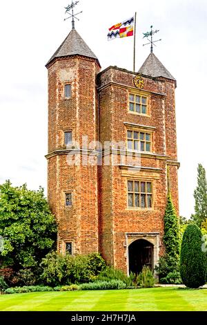 Haus und Garten von Sissinghurst, Erstellung von Vita Sackville-West und ihrem Mann Harold Nicolson; Garten von Sissinghurst Stockfoto