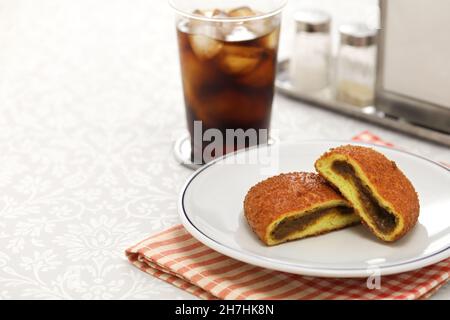 Gebratenes, japanisches Brot Stockfoto