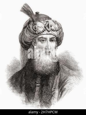 Titus Flavius Josephus, ca. 37 – ca. 100 n. Chr., geboren Yosef ben Matityahu. Romano-jüdischer Historiker und Agiograph aus dem 1st. Jahrhundert. Aus Cassells Illustrated Universal History, veröffentlicht 1883. Stockfoto