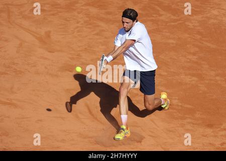 Arthur Rinderknech (FRA) im Einsatz bei den Kitzbüheler Open 2021,Kitzbühel,Tirol,Österreich. Stockfoto