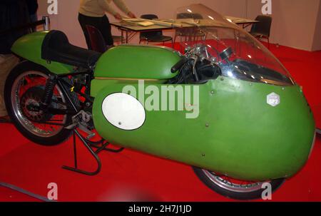 Moto Guzzi 350 Competition 1956 (Doppelwelle/Einzylinder) Stockfoto