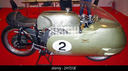 Moto Guzzi 500 Competition 1957 (Einzylinder) Stockfoto