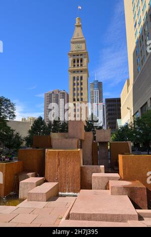 Downtown of the Mile High City, Denver CO Stockfoto