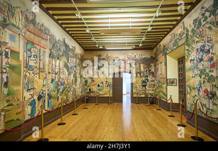 Der Palast von La Cotilla. Guadalajara, Spanien. Stockfoto