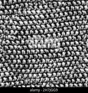 Nahtloses Strickmuster In Schwarz. Jacquard Weihnachten Stockfoto