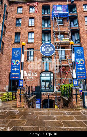 Die Beatles Story ist eine preisgekrönte Besucherattraktion am Albert Dock Stockfoto