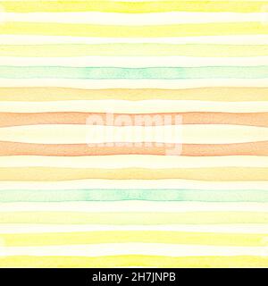 Orangefarbenes Streifenmuster. Abstrakter Bruschstrich Stockfoto