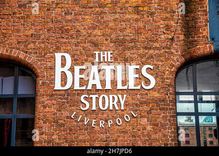 Die Beatles Story ist eine preisgekrönte Besucherattraktion am Albert Dock Stockfoto