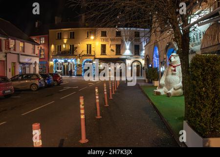 Kinsale, Co. Cork bei Nacht Stockfoto