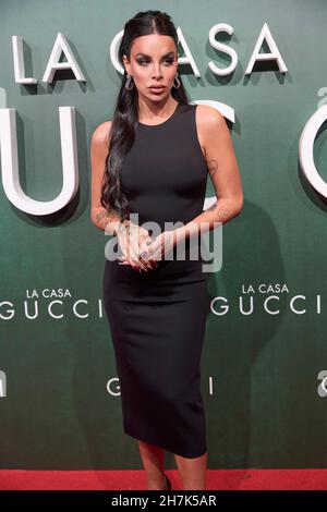 Madrid. Spanien. 20211123, Jedet nimmt am 23. November 2021 an der Premiere des „House of Gucci“ im Callao Cinema in Madrid Teil. Quelle: MPG/Alamy Live News Stockfoto