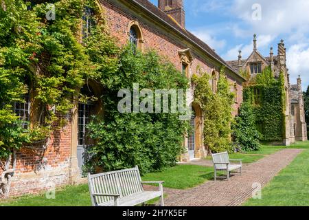 Barrington.Somerset.Vereinigtes Königreich.August 14th 2021.Blick auf das Strode-Haus am Barrington Court in Somerset Stockfoto