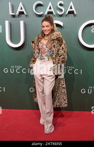 23. November 2021, Madrid, Madrid, Spanien: Flora Gonzalez nimmt an der Premiere des „House of Gucci“ im Callao Cinema am 23. November 2021 in Madrid, Spanien Teil (Bildnachweis: © Jack Abuin/ZUMA Press Wire) Stockfoto