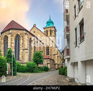 St. Martini-Kirche in Münster, Nordrhein-Westfalen, Deutschland Stockfoto