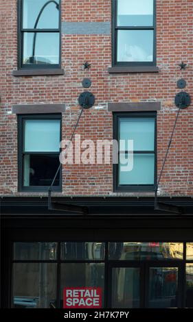 Verkaufsfläche zur Miete in South Street Seaport District Manhattan NYC Stockfoto