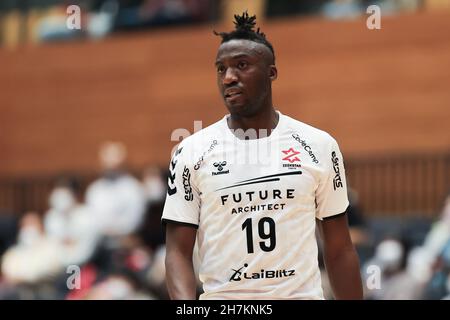 Luc Abalo (Zeekstar). 23. NOVEMBER 2021 - Handball : 46th Japan Handball League Männerspiel zwischen Zeekstar Tokyo 29-35 Brave Kings im Minato City Sports Center, Tokyo, Japan. Quelle: AFLO SPORT/Alamy Live News Stockfoto