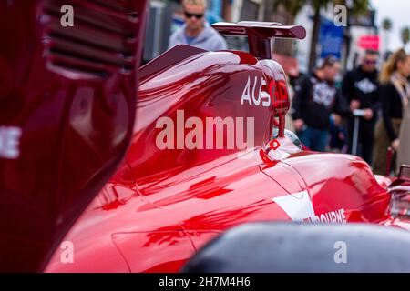 Melbourne Car Show Vatertag. Melbourne Formel 1 Ausstellungswagen. St Kilda, Victoria, Australien - 2nd. September 2018. Stockfoto