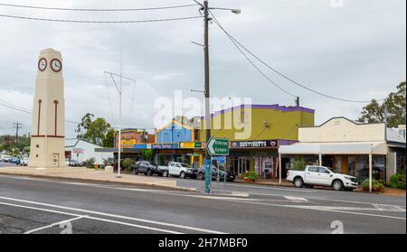 Goomeri, eine kleine Stadt in der Gympie-Region von Queensland, Australien Stockfoto