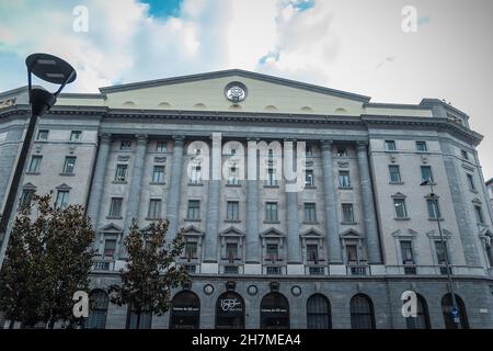 Palazzo der Banca Popolare di Milano Stockfoto