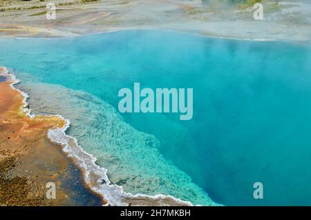 Atemberaubende Farben - Schönheiten des Yellowstone-Nationalparks Stockfoto