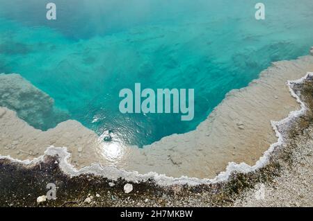 Atemberaubende Farben - Schönheiten des Yellowstone-Nationalparks Stockfoto