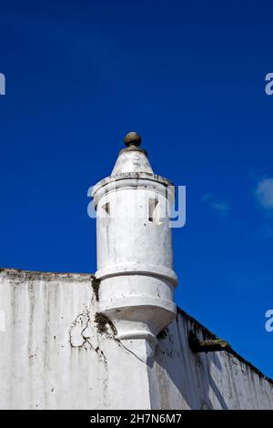 Alte und historische Festung in kolonialer Architektur, Ouro Preto, Brasilien Stockfoto