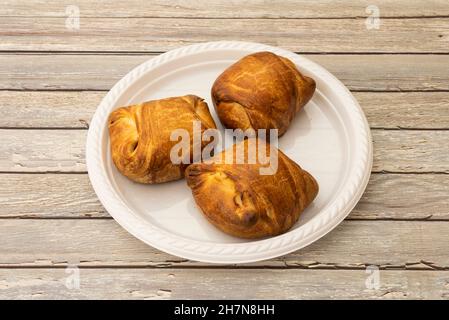 Frisch Gebackene Hawaiianische Brotteller Stockfoto