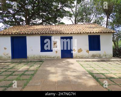 A Casa do Grito: Das Anwesen steht im Zusammenhang mit dem Wahrzeichen der Unabhängigkeitserklärung Brasiliens, die 1822 stattfand. São Paulo Stockfoto