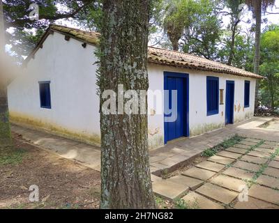 A Casa do Grito: Das Anwesen steht im Zusammenhang mit dem Wahrzeichen der Unabhängigkeitserklärung Brasiliens, die 1822 stattfand. São Paulo Stockfoto