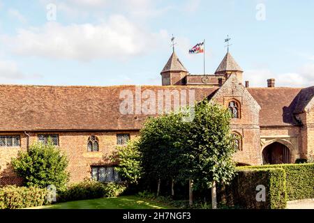 Haus und Garten von Sissinghurst, Erstellung von Vita Sackville-West und ihrem Mann Harold Nicolson; Garten von Sissinghurst Stockfoto