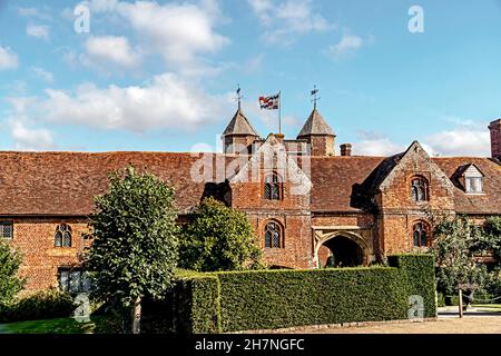 Haus und Garten von Sissinghurst, Erstellung von Vita Sackville-West und ihrem Mann Harold Nicolson; Garten von Sissinghurst Stockfoto