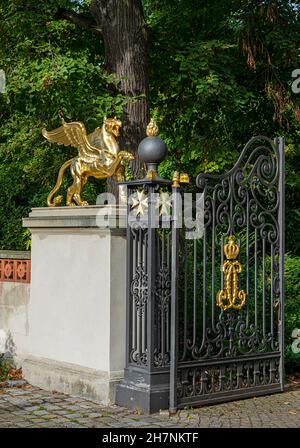 Sehenswürdigkeiten Am Schloss Glienicke In Berlin Wannsee Stockfoto