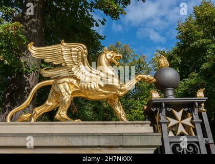 Sehenswürdigkeiten Am Schloss Glienicke In Berlin Wannsee Stockfoto