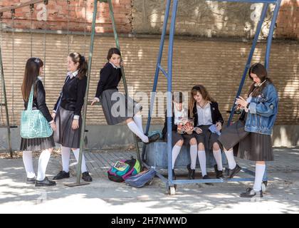 Las niñas Jahr : 2020 Spanien Regie : Pilar Palomero Carlota Gurpegui, Andrea Fandos, Carlota Gurpegui, Ainara Nieto, Zoe Arnao Stockfoto