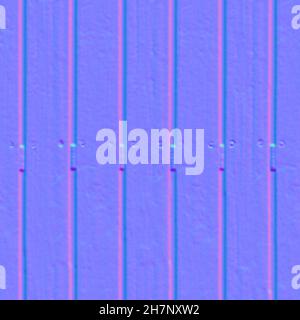 Normale Karte Textur Mapping Holzzaun Stockfoto