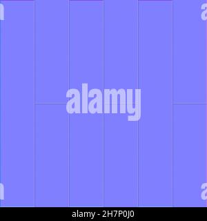 Normale Kartenstruktur Mapping Holzparkett Stockfoto