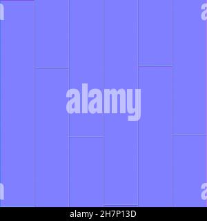 Normale Kartenstruktur Mapping Holzparkett Stockfoto