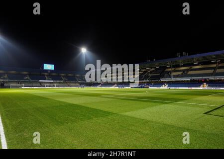 London, Großbritannien. 24th. November 2021. Bodenansicht des Kiyan Prince Foundation Stadions in London, Vereinigtes Königreich am 11/24/2021. (Foto von Richard Washbrooke/News Images/Sipa USA) Quelle: SIPA USA/Alamy Live News Stockfoto