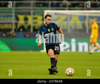 Mailand, Italien. 24th. November 2021. UEFA Champions League, Inter / Shankhtar Donetsk Credit: Nderim Kaceli/Alamy Live News Stockfoto