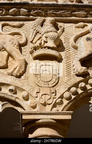 Palast von El Infantado. Guadalajara, Spanien. Stockfoto