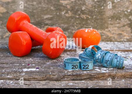 Konzept zum Erfolg im Sport im neuen Jahr 2022. Stockfoto