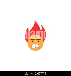 Zicklein-Panikattacke-Syndrom-Liniensymbol. Einfacher Stil Kinder Panikattacke Syndrom Poster Hintergrund-Symbol. Logo-Design-Element. T-Shirt-Druck. Vektor Stock Vektor