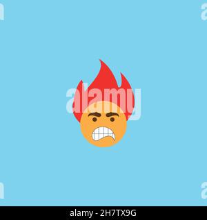 Zicklein-Panikattacke-Syndrom-Liniensymbol. Einfacher Stil Kinder Panikattacke Syndrom Poster Hintergrund-Symbol. Logo-Design-Element. T-Shirt-Druck. Vektor Stock Vektor