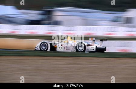 Audi R8 Sieger des Rennens der American Le Mans Series in Road Atlanta Petit Le Mans in Georgia USA 30/9/2000 Stockfoto