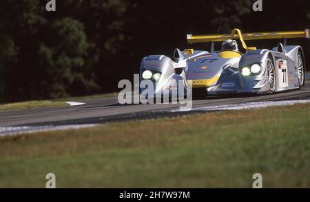 Audi R8 Sieger des Rennens der American Le Mans Series in Road Atlanta Petit Le Mans in Georgia USA 30/9/2000 Stockfoto