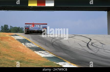 Audi R8 von Biela/Pirro/Kristenson beim Rennen der American Le Mans Series , Petit Le Mans Road America Georgia USA 30/9/2000 Stockfoto