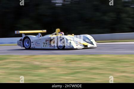 Audi R8 Sieger des Rennens der American Le Mans Series in Road Atlanta Petit Le Mans in Georgia USA 30/9/2000 Stockfoto