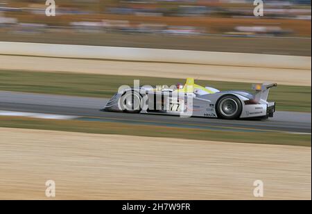 Audi R8 Sieger des Rennens der American Le Mans Series in Road Atlanta Petit Le Mans in Georgia USA 30/9/2000 Stockfoto