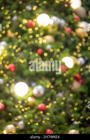 Bunte Bokeh Glitter defokussierte Lichter abstrakten Hintergrund. Stockfoto