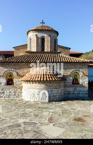 Mittelalterliches Lopushanski-Kloster des Heiligen Johannes des Vorläufers, Provinz Montana, Bulgarien Stockfoto