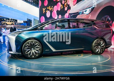 Buick GL8 Flaggschiff-Konzept für die nächste Generation MPV auf der Guangzhou Auto Show 2021, Provinz Guangdong, China. Stockfoto